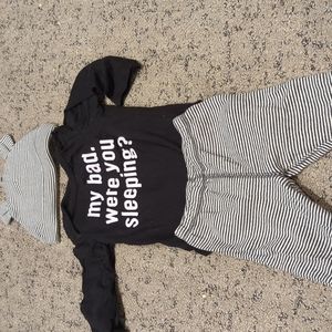 Outfit black and white